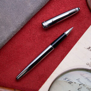MB0566 - Montblanc - Solitaire stainless steel - Collectible fountain pens & more-1