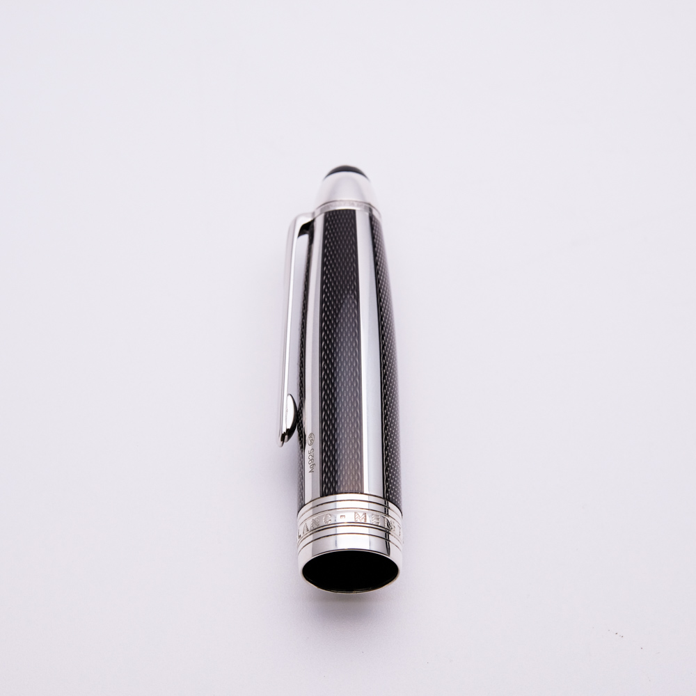 Montblanc - 146 Solitaire Silver Fibre Guilloche - Collectible pens - fountain pen & more