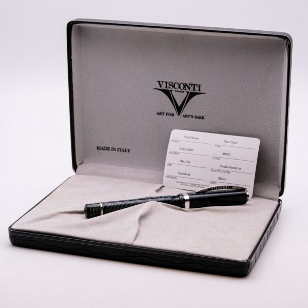 VI0015 - Visconti - Wall Street Blue Celluloid LE 0342-4000 - Collectible pens - fountain pen & More