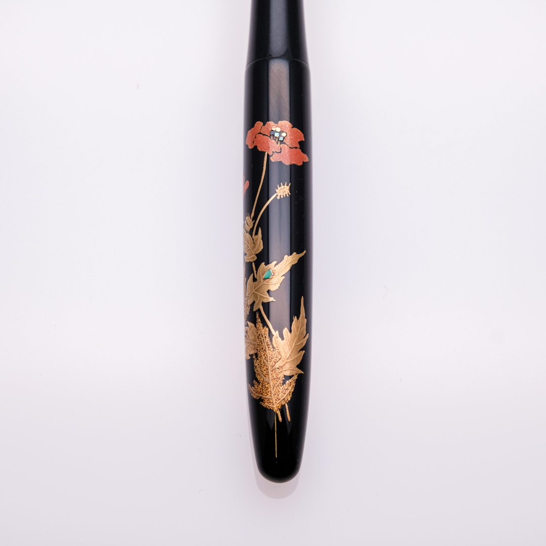 OT0033 - Platinum - Classic Resin Maki-E Flowers - Collectible pens - fountain pen & More copia
