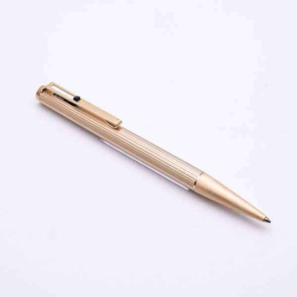 MB0201 - Montblanc - Ballpix Chased Gold matte finished '73-80 - Collectible pens & more