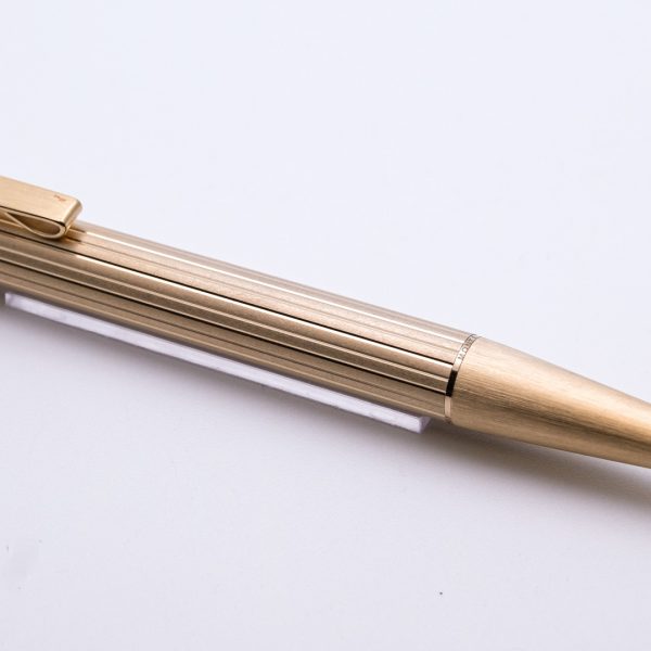 MB0201 - Montblanc - Ballpix Chased Gold matte finished '73-80 - Collectible pens & more