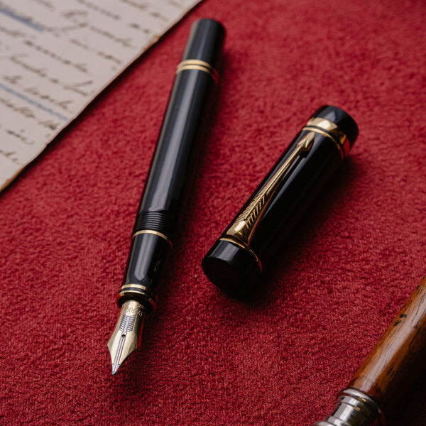 Parker doufold centennial black - Collectible pens fountain pen & More-2