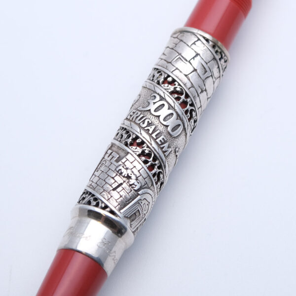 OM0164 - Omas - Jerusalem 3000 LE Silver - Collectible fountain pens & more-1