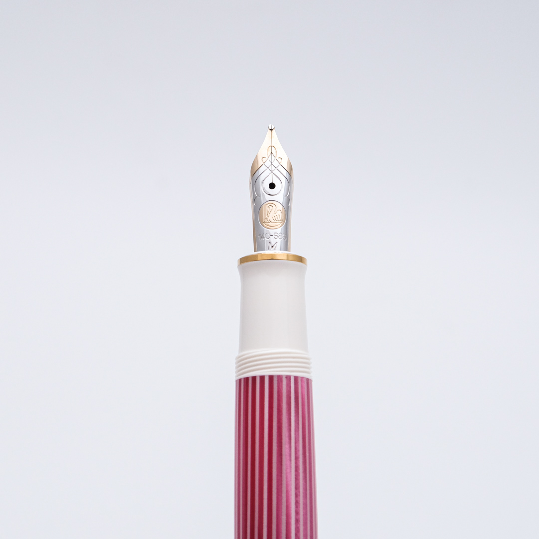 PE0047-48 - Pelikan - m600 Pink Striped - Collectible fountain pens & more