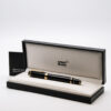 MB0419 - Montblanc - Boheme black and gold Fixed Nib - Collectible fountain pens & more -11