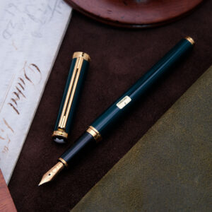 MB0433 - Montlbanc - Noblesse green - gold - Collectible fountain pens & more