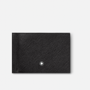 Montblanc - Sartorial 23 - Wallet 6cc black with Money clip
