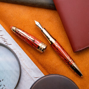 MB0599 - Montblanc - Meisterstück The Origin Solitaire LeGrand Coral - Collectible fountain pens & more-1